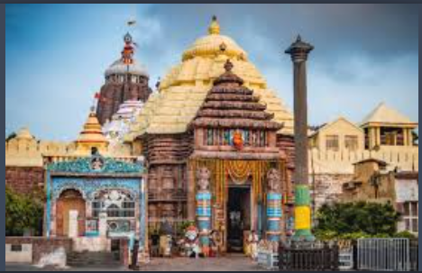 temple of shree jaganath ji with a front view